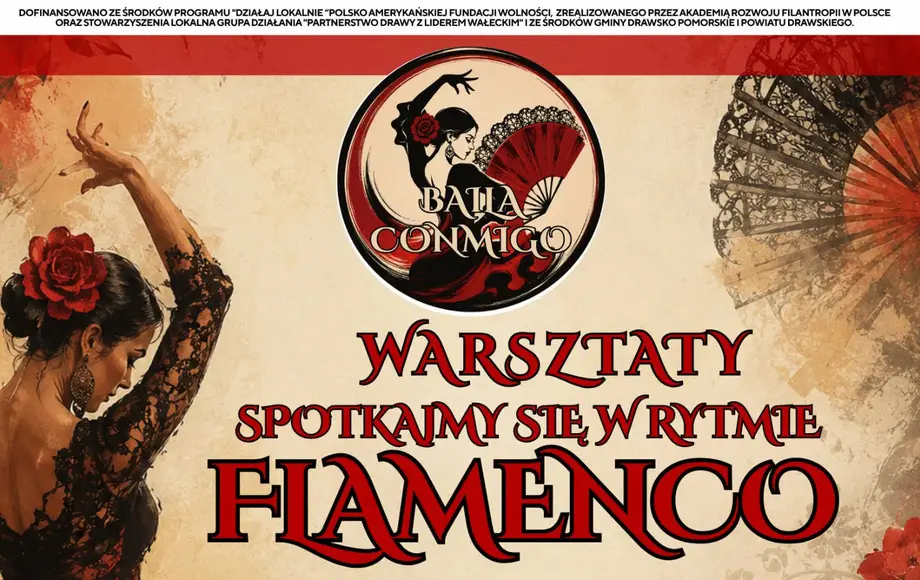 Warsztaty taneczne 'Spotkajmy się w rytmie Flamenco' w Drawsku Pomorskim