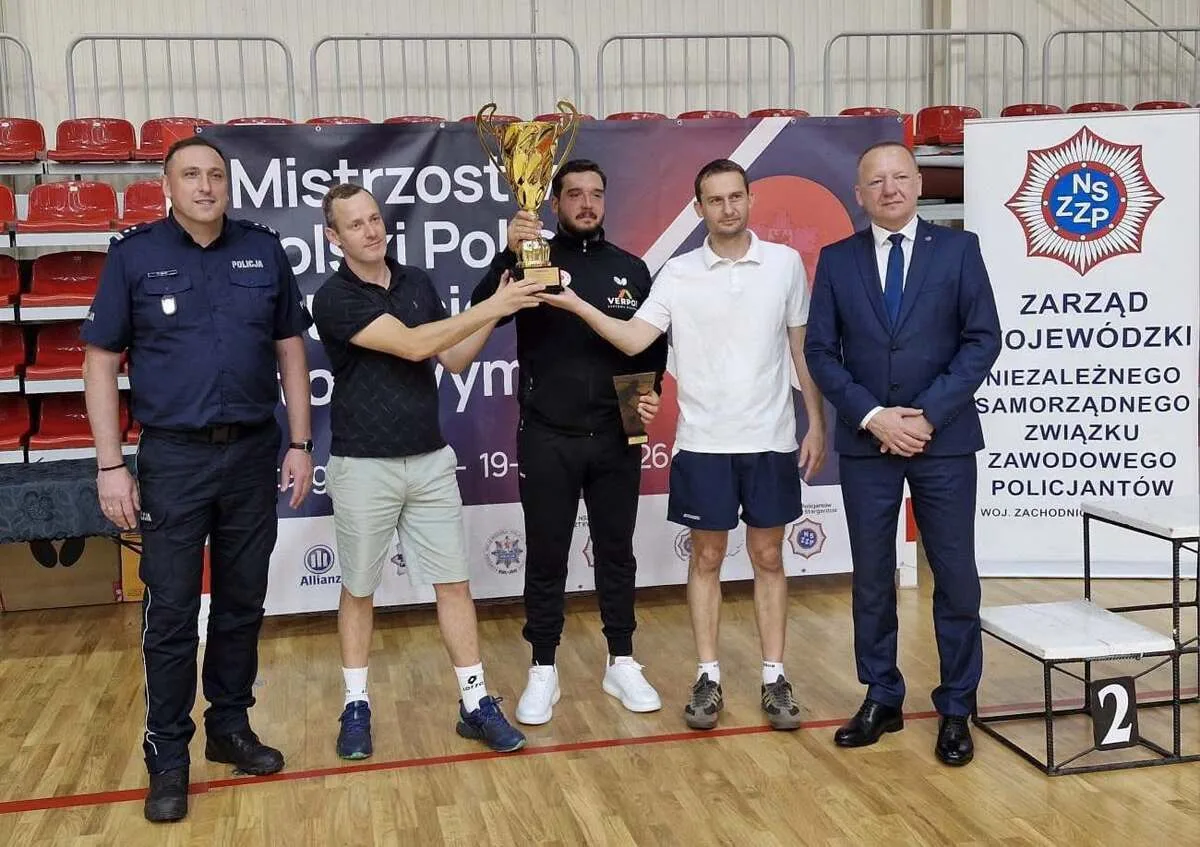 I Mistrzostwa Polski Policji w Tenisie Stołowym dobiegły końca