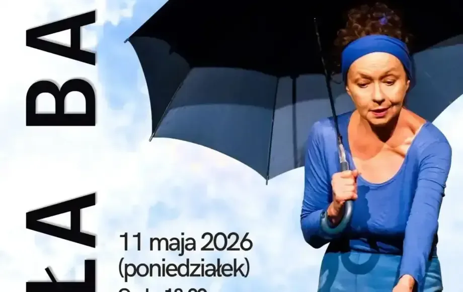 Joanna Szczepkowska w monodramie 'Goła Baba'
