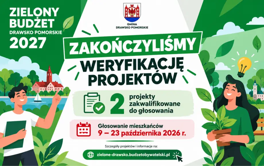 Zakończono weryfikację projektów Zielonego Budżetu 2027 w Gminie Drawsko Pomorskie