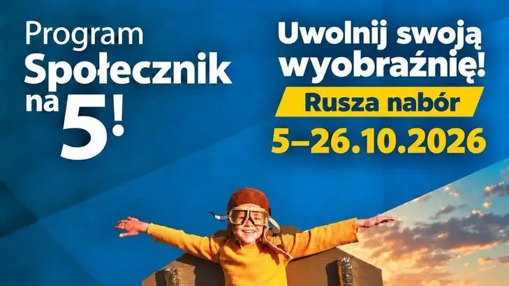 Nabór wniosków do programu Społecznik na 5 trwa