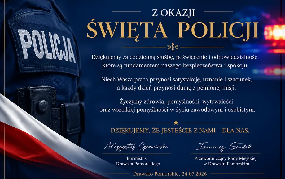 Życzenia z okazji Święta Policji