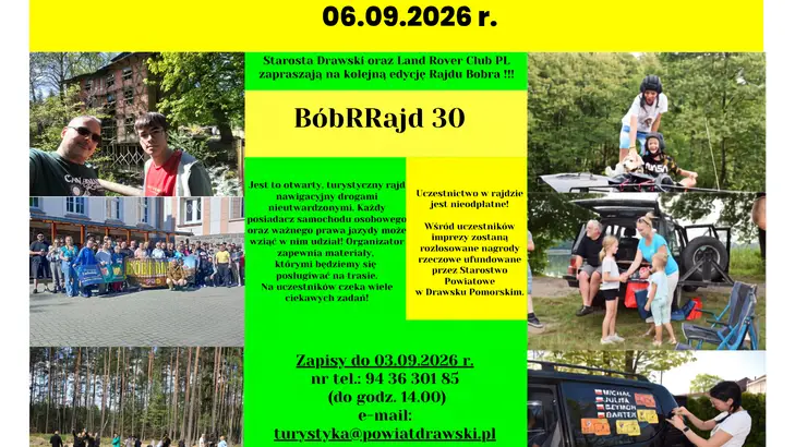 Rajd Bobra 30 – rejestracja otwarta dla uczestników