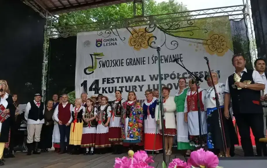 Kapela i zespół „Diabaz” wystąpili na XIV Festiwalu Współczesnej Kultury Ludowej w Smolniku
