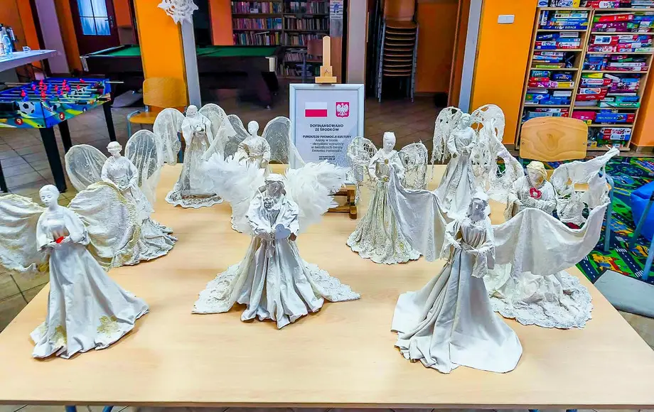 Nowy projekt Ośrodka Kultury w Drawsku Pomorskim – tworzenie aniołów w świetlicach wiejskich