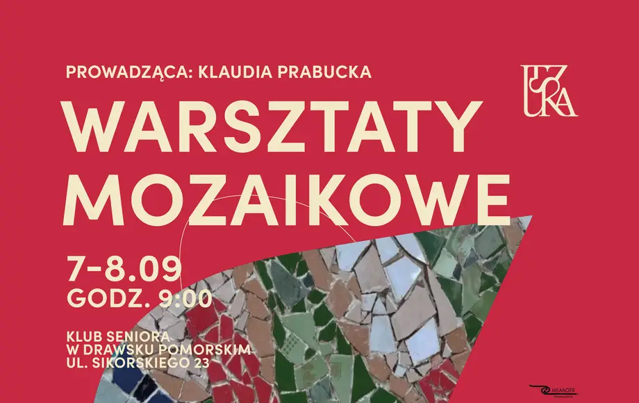 Warsztaty mozaiki dla seniorów w Drawsku Pomorskim