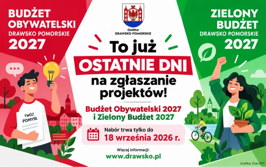 Ostatnia szansa na zgłoszenie projektów do Budżetu Obywatelskiego i Zielonego Budżetu 2027