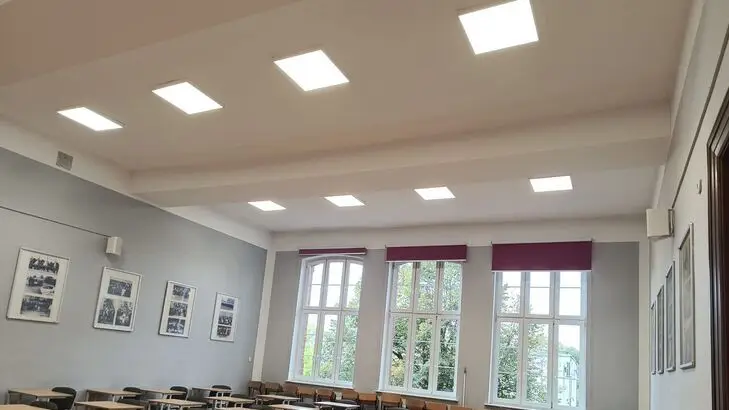 Nowe oświetlenie w Zespole Szkół w Kaliszu Pomorskim