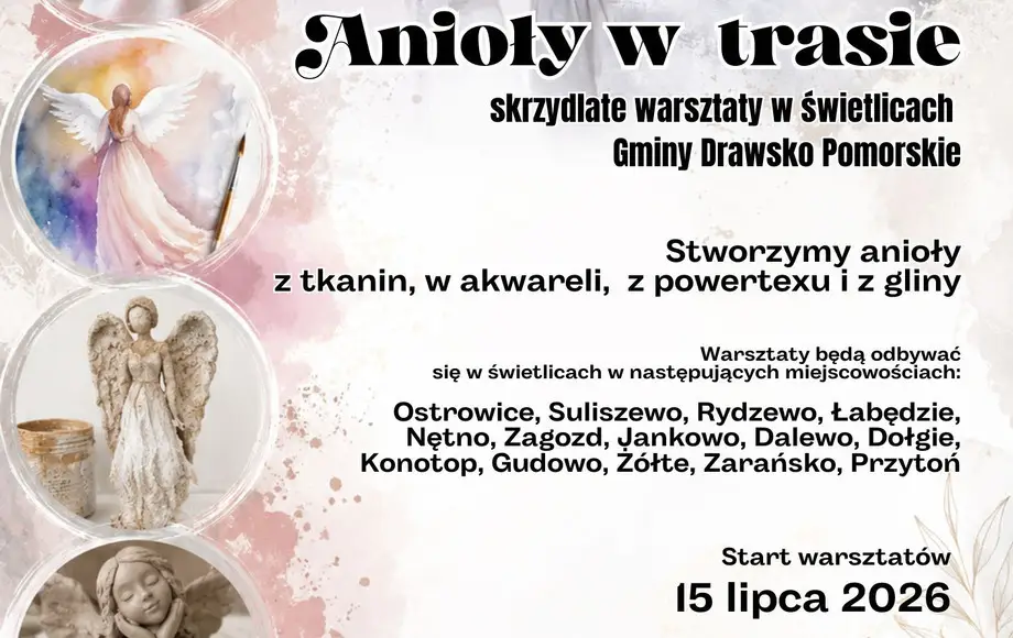 Rozpoczynają się kreatywne warsztaty w gminie Drawsko Pomorskie