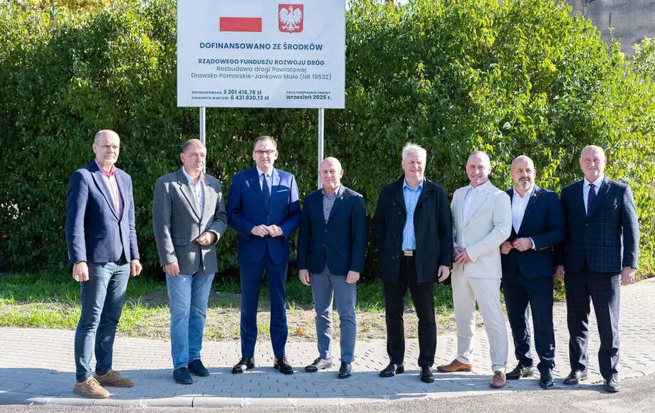 Zakończono przebudowę drogi z Drawska Pomorskiego do Jankowa Małego