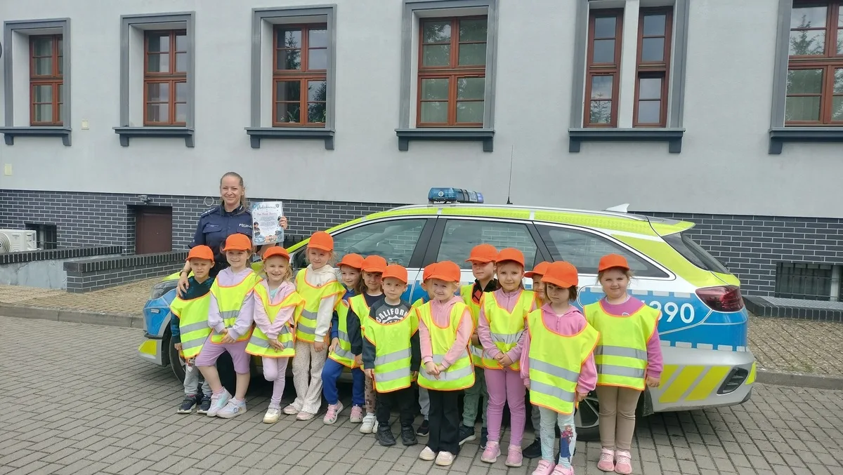 Przedszkolaki w Komendzie Powiatowej Policji w Drawsku Pomorskim