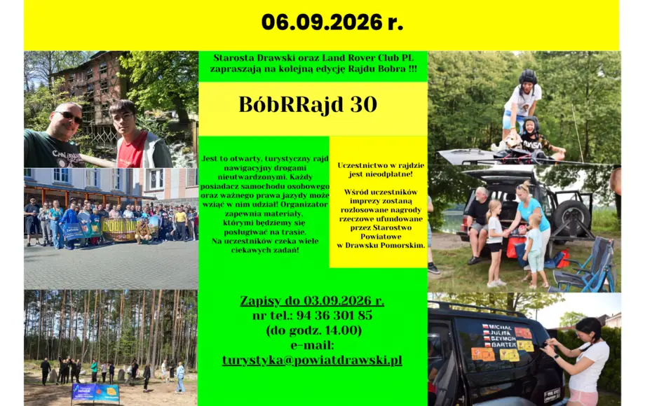 Rajd Bobra 30 – rozpoczęły się zapisy