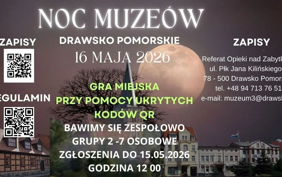 Noc Muzeów 2026 w Drawsku Pomorskim