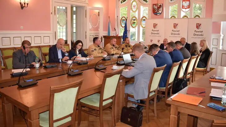 Spotkanie Starosty oraz Burmistrzów i Wójta Powiatu Drawskiego