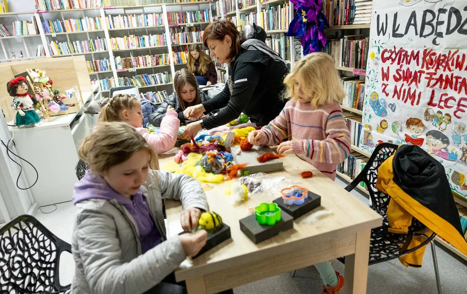 Piknik biblioteczny w Drawsku