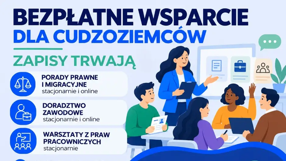Bezpłatne wsparcie dla cudzoziemców w Polsce