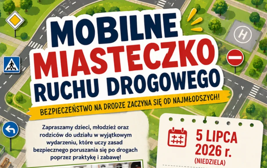 Mobilne Miasteczko Ruchu Drogowego w Drawsku Pomorskim – już 5 lipca!