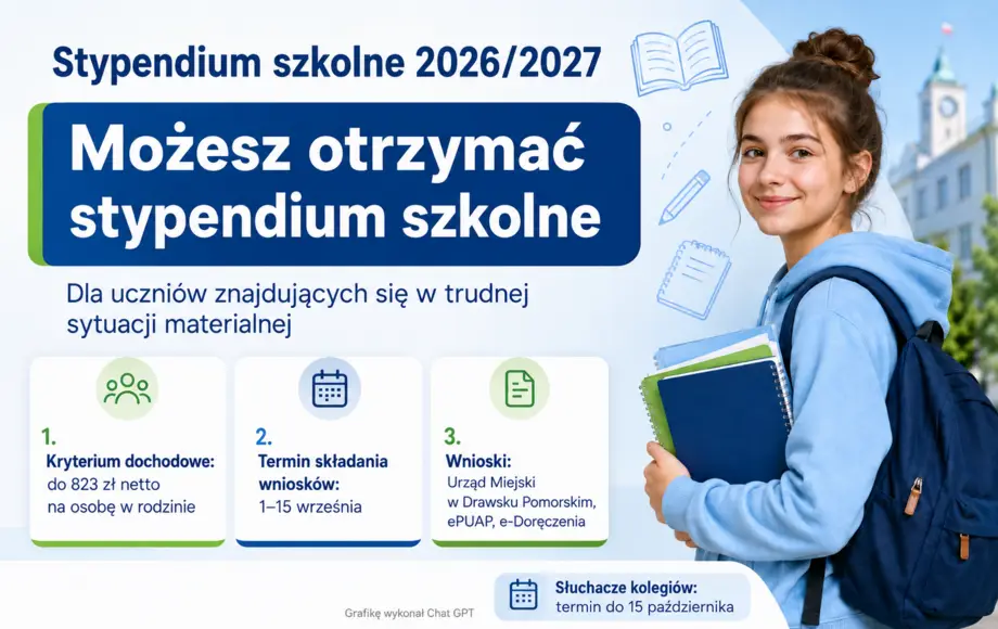 Informacje o stypendium szkolnym na rok szkolny 2026/2027