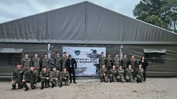 Kadeci Zespołu Szkół w Kaliszu Pomorskim w Centralnym Zlocie Klas Wojskowych w Ustce